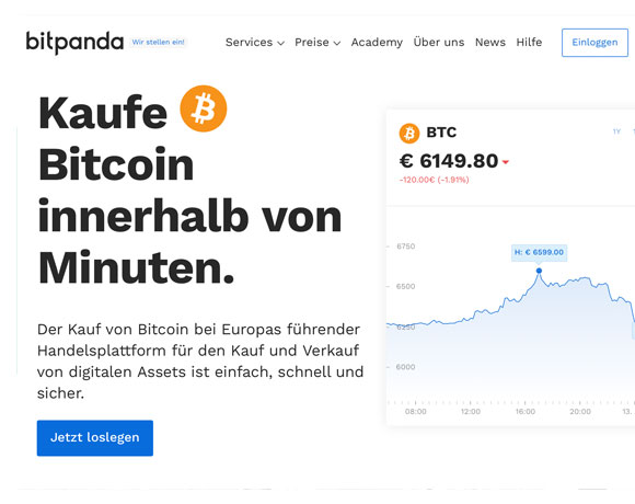 Bitcoin Konto bei Bitpanda eröffnen